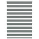 Vidaxl Zebra Rouleau aveugle 100x100 cm Largeur de poussière 95,9 cm gris foncé