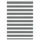 Vidaxl Zebra Rouleau aveugle 115x100 cm Largeur de tissu 110,9 cm gris foncé