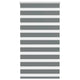 Vidaxl Zebra Rouleau aveugle 75x150 cm Largeur de tissu 70,9 cm gris foncé