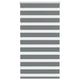 Vidaxl Zebra Rouleau aveugle 85x150 cm Largeur de tissu 80,9 cm gris foncé
