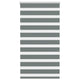 Vidaxl Zebra Rouleau aveugle 90x150 cm Largeur de poussière 85,9 cm Gris foncé