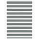 Vidaxl Zebra Rouleau aveugle 95x150 cm Largeur de tissu 90,9 cm gris foncé
