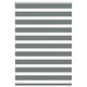 Vidaxl Zebra Rouleau aveugle 100x150 cm Largeur de poussière 95,9 cm gris foncé