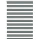 Vidaxl Zebra Rouleau aveugle 115x150 cm Largeur de tissu 110,9 cm gris foncé