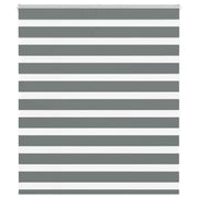 Vidaxl Zebra Rouleau aveugle 120x150 cm Largeur de tissu 115,9 cm Gris foncé - afbeelding 1