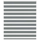 Vidaxl Zebra Rouleau aveugle 105x150 cm Largeur de tissu 100,9 cm gris foncé
