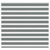 VidaXL store enrouleur zèbre 165x150 cm largeur de tissu 160,9 cm gris foncé