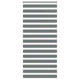 Vidaxl Zebra Rouleau aveugle 110x200 cm Largeur de tissu 105,9 cm Gris foncé