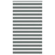 Vidaxl Zebra Rouleau aveugle 120x200 cm Largeur de tissu 115,9 cm Gris foncé