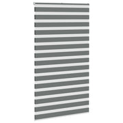 Vidaxl Zebra Rouleau aveugle 130x200 cm Largeur de tissu 125,9 cm Gris foncé - afbeelding 3