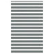 Vidaxl Zebra Rouleau aveugle 145x200 cm Largeur de tissu 140,9 cm Gris foncé