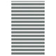 Vidaxl Zebra Rouleau aveugle 150x200 cm Largeur de tissu 145,9 cm Gris foncé