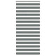 Vidaxl Zebra Rouleau aveugle 110x230 cm Largeur de tissu 105,9 cm Gris foncé