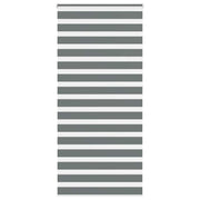 Vidaxl Zebra Rouleau aveugle 115x230 cm Largeur de tissu 110,9 cm gris foncé - afbeelding 1