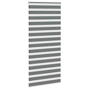 Vidaxl Zebra Rouleau aveugle 115x230 cm Largeur de tissu 110,9 cm gris foncé - afbeelding 3