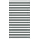 Vidaxl Zebra Rouleau aveugle 120x230 cm Largeur de tissu 115,9 cm Gris foncé