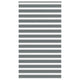 Vidaxl Zebra Rouleau aveugle 125x230 cm Largeur de tissu 120,9 cm gris foncé