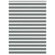 VidaXL store enrouleur zèbre 160x230 cm largeur de tissu 155,9 cm gris foncé