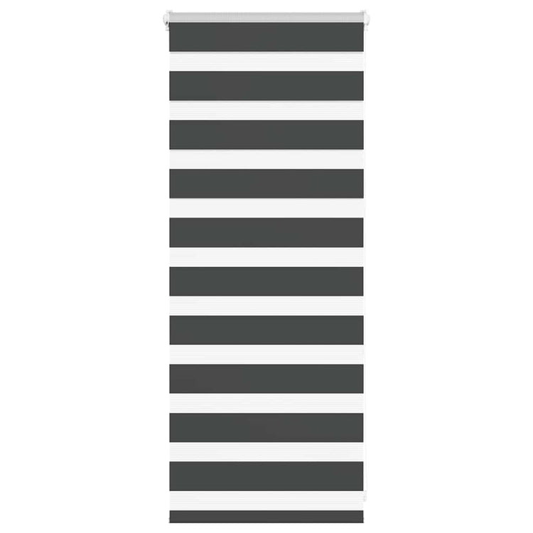 Vidaxl Zebra Rouleau aveugle 65x100 cm Largeur de tissu 60,9 cm noir