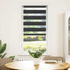Vidaxl Zebra Rouleau aveugle 65x100 cm Largeur de tissu 60,9 cm noir
