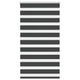 Vidaxl Zebra Rouleau aveugle 80x100 cm Largeur de poussière 75,9 cm noir