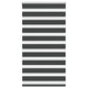Vidaxl Zebra Rouleau aveugle 90x100 cm Largeur de tissu 85,9 cm noir
