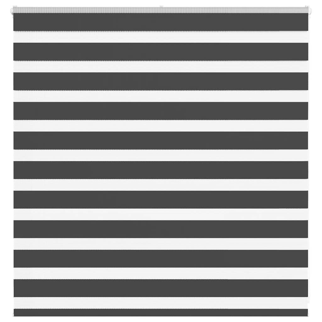 Vidaxl Zebra Rouleau aveugle 140x100 cm Largeur de tissu 135,9 cm noir