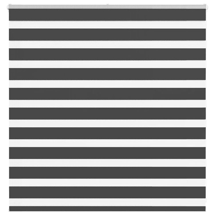 Vidaxl Zebra Rouleau aveugle 145x100 cm Largeur de tissu 140,9 cm noir
