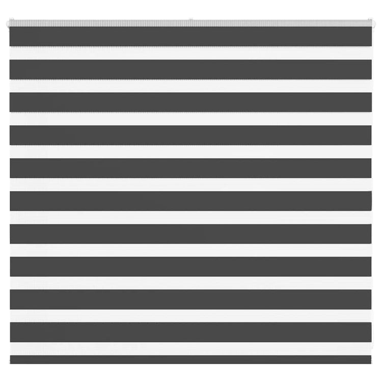Vidaxl Zebra Rouleau aveugle 155x100 cm Largeur de tissu 150,9 cm noir