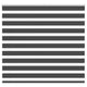 Vidaxl Zebra Rouleau aveugle 160x100 cm Largeur de tissu 155,9 cm noir