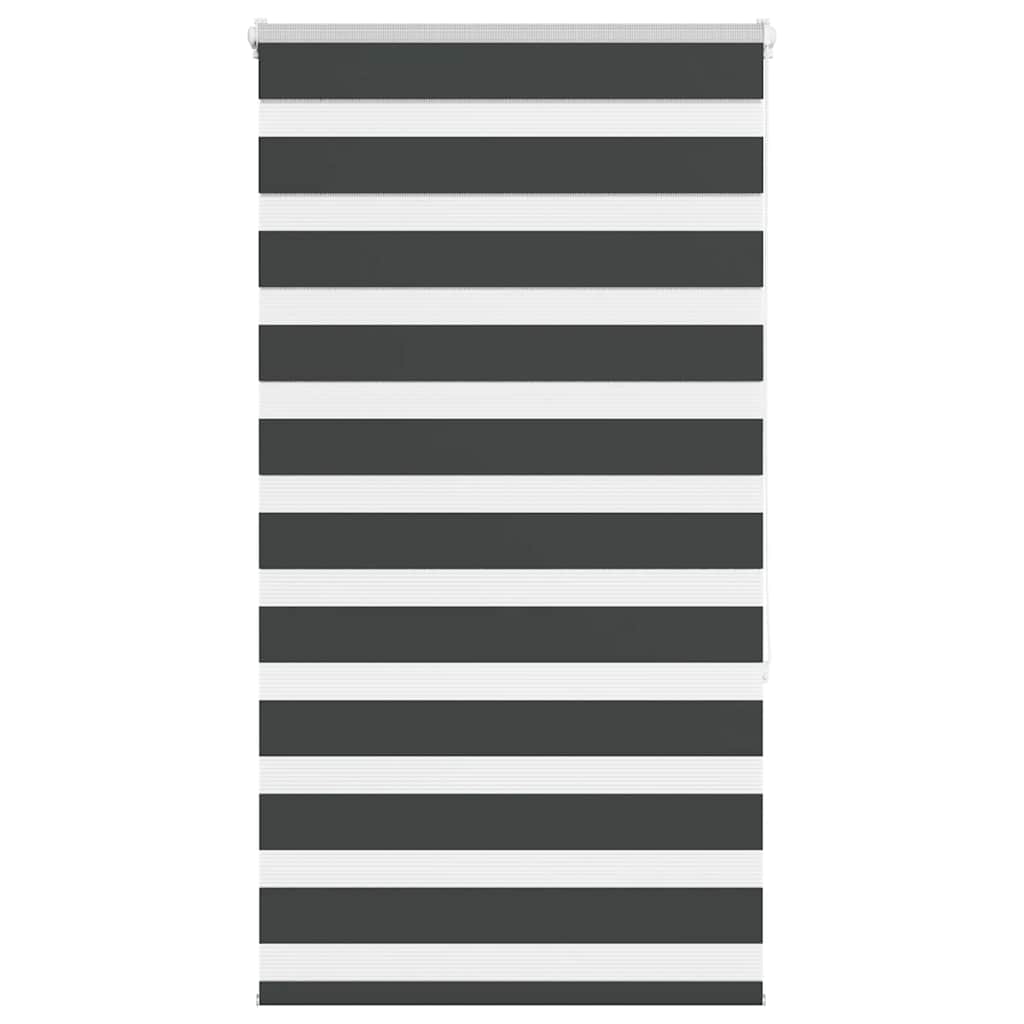 Vidaxl Zebra Rouleau aveugle 70x150 cm Largeur de poussière 65,9 cm noir
