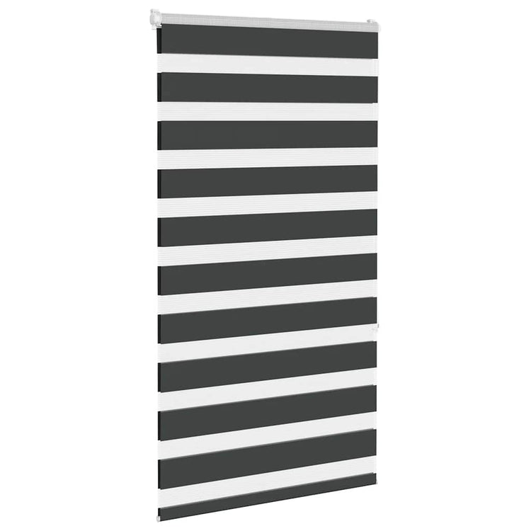 Vidaxl Zebra Rouleau aveugle 70x150 cm Largeur de poussière 65,9 cm noir