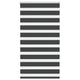 Vidaxl Zebra Rouleau aveugle 80x150 cm Largeur de poussière 75,9 cm noir