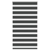 Vidaxl Zebra Rouleau aveugle 85x150 cm Largeur de poussière 80,9 cm noir