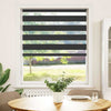 Vidaxl Zebra Rouleau aveugle 105x150 cm Largeur de tissu 100,9 cm noir
