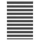 Vidaxl Zebra Rouleau aveugle 115x150 cm Largeur de tissu 110,9 cm noir