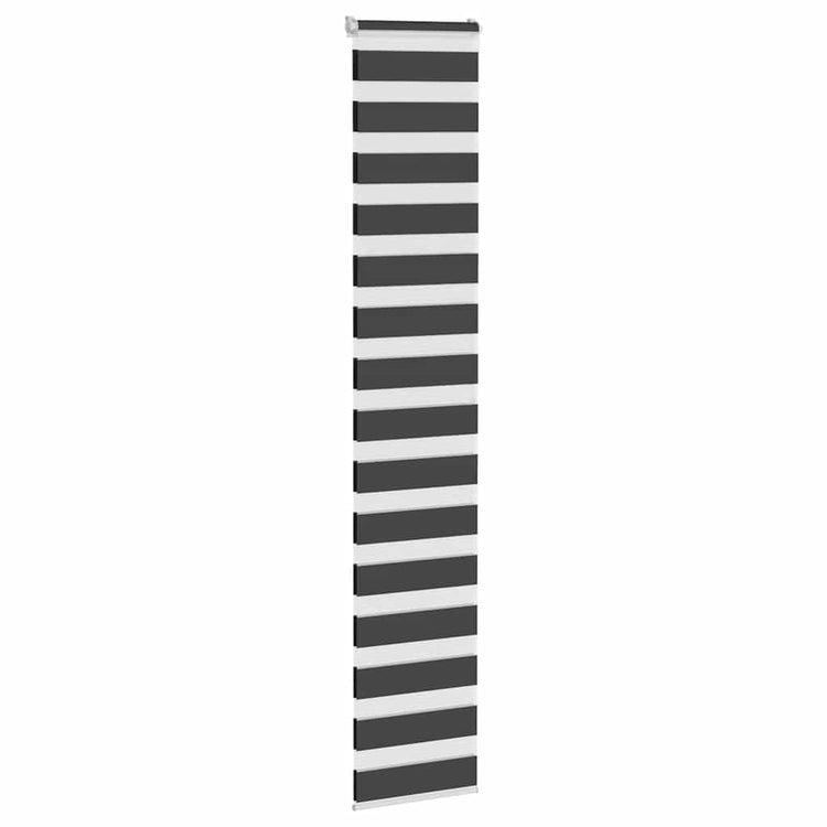 Vidaxl Zebra Rouleau aveugle 40x200 cm Largeur de poussière 35,9 cm noir