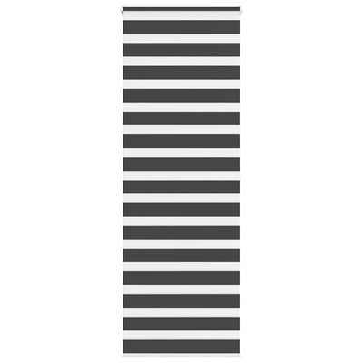 Vidaxl Zebra Rouleau aveugle 70x200 cm Largeur de poussière 65,9 cm noir