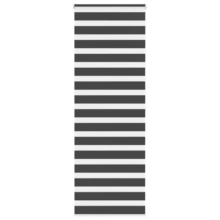 Vidaxl Zebra Rouleau aveugle 70x200 cm Largeur de poussière 65,9 cm noir