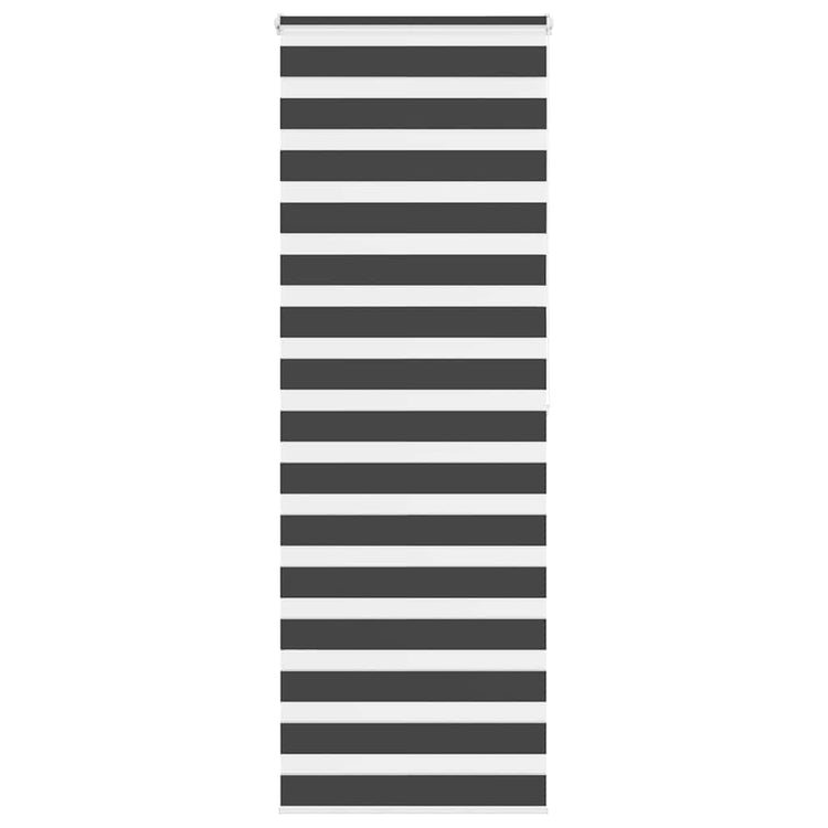 Vidaxl Zebra Rouleau aveugle 85x200 cm Largeur de tissu 80,9 cm noir