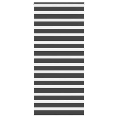 Vidaxl Zebra Rouleau aveugle 95x200 cm Largeur de poussière 90,9 cm noir