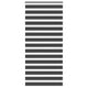 Vidaxl Zebra Rouleau aveugle 95x200 cm Largeur de poussière 90,9 cm noir