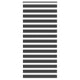 Vidaxl Zebra Rouleau aveugle 100x200 cm Largeur de poussière 95,9 cm noir