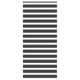 Vidaxl Zebra Rouleau aveugle 110x200 cm Largeur de tissu 105,9 cm noir