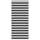 Vidaxl Zebra Rouleau aveugle 115x200 cm Largeur de tissu 110,9 cm noir
