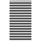 Vidaxl Zebra Rouleau aveugle 120x200 cm Largeur de tissu 115,9 cm noir