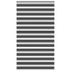 Vidaxl Zebra Rouleau aveugle 125x200 cm Largeur de tissu 120,9 cm noir