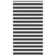 Vidaxl Zebra Rouleau aveugle 130x200 cm Largeur de tissu 125,9 cm noir
