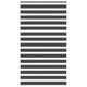 Vidaxl Zebra Rouleau aveugle 135x200 cm Largeur de tissu 130,9 cm noir