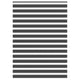 VidaXL store enrouleur zèbre 155x200 cm largeur de tissu 150,9 cm noir